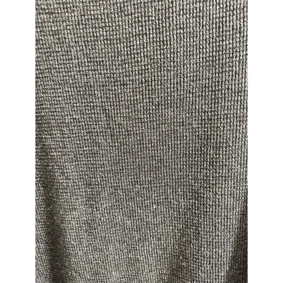 💰BOGO💰 Charcoal Gray Boho Bell Patchwork Long Sleeve Blouse sz L - Picture 2 of 8